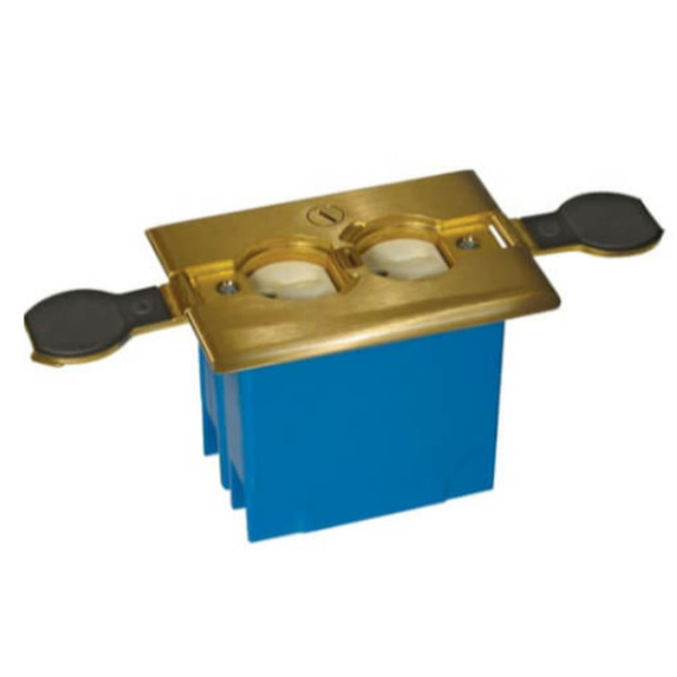 Carlon Meter B121BFBB Floor Box (Brass)
