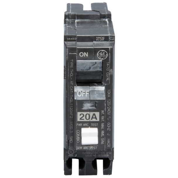 General Electric THQL1120AF2 Circuit Breaker (120/240v, 20A, 1P)