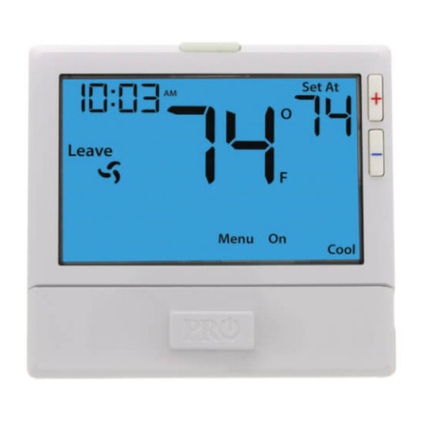 Pro1 IAQ T855 Thermostat (White, 24v, 44 to 90°F)