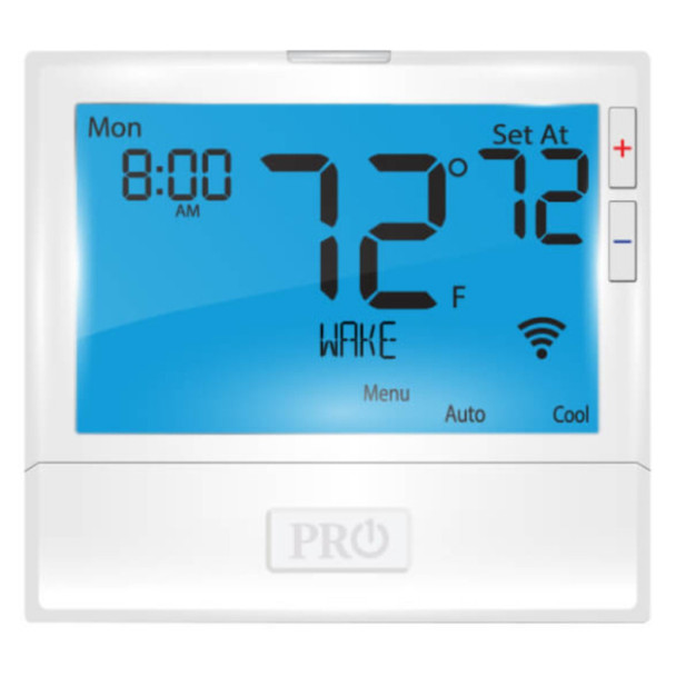 Pro1 IAQ T855iSH Thermostat (White, 24v, 41 to 95°F)