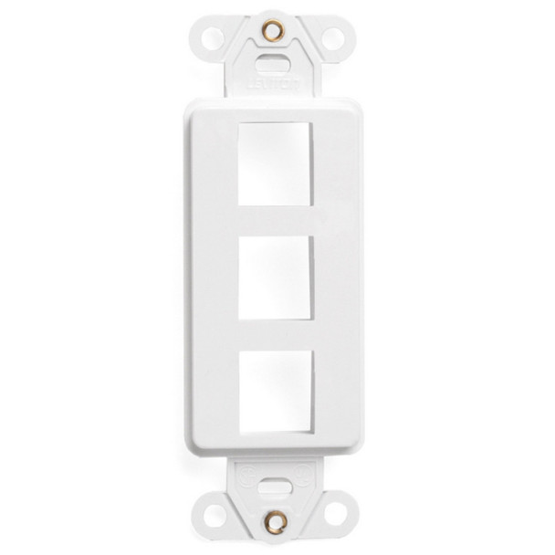 Leviton 41643-W Insert (White, Plastic, Gangs: 1)