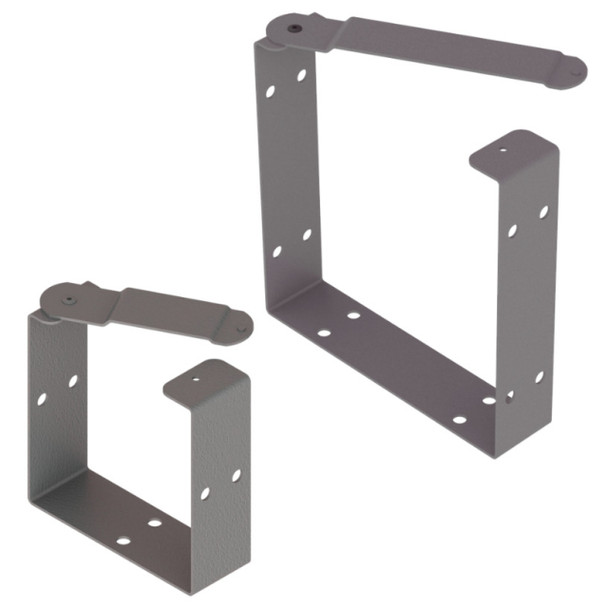 Hoffman Enclosures F88GUC Connector  (Gray, Mild Steel, 8 x 2.5 x 2in)