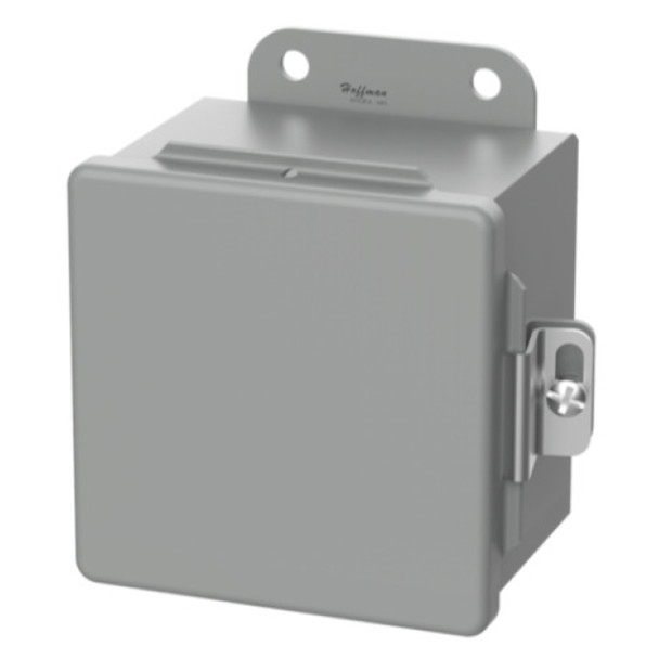 Hoffman Enclosures A1008CH Enclosure (Gray, Mild Steel, 7.7lbs, 10 x 8 x 4in)