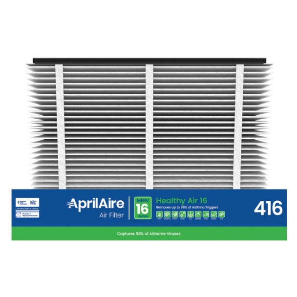 Aprilaire 416 Air Filter (16 x 25 x 4in, MERV: 16)