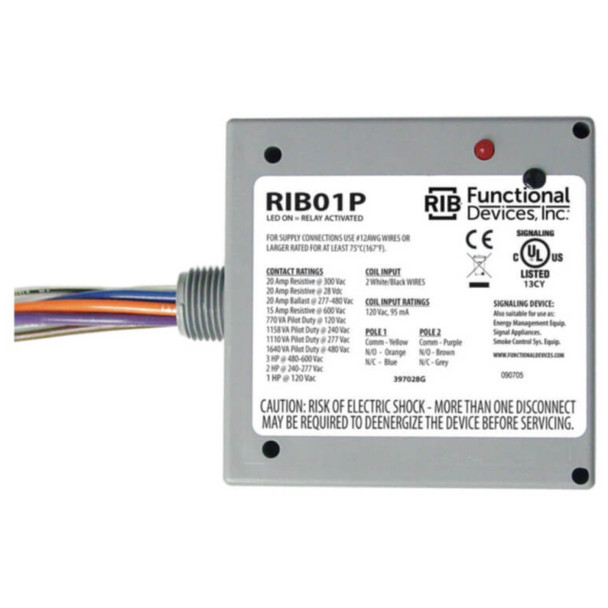 Functional Devices RIB01P Relay  (120VAC, 3hp)