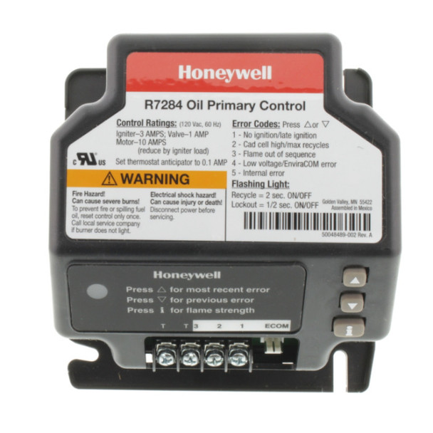 Honeywell R7284B1024/U; R7284B1024 Oil Control (120v)