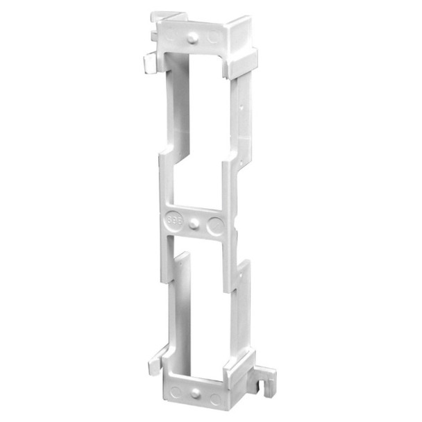 Hubbell Premise Wiring HPW89B Bracket (White, Composite, 2.57 x 1.5in)