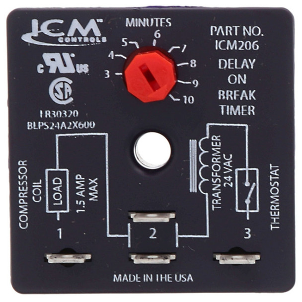 ICM Controls ICM206B Timer (18/30VAC, 1.5A)