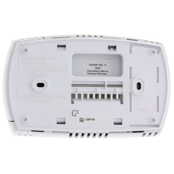 Honeywell YTH5320R1000/U; YTH5320R1000 Thermostat (White, 18 to 30VAC, 40 to 99°F)