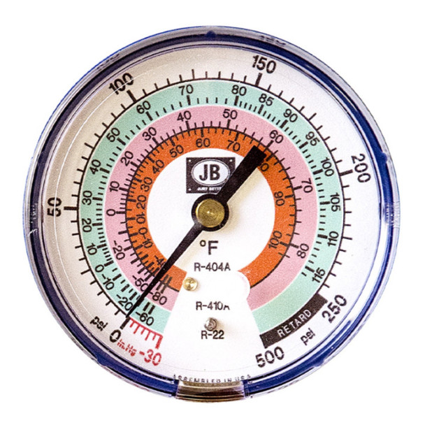 JB Industries M2-820 Pressure Gauge