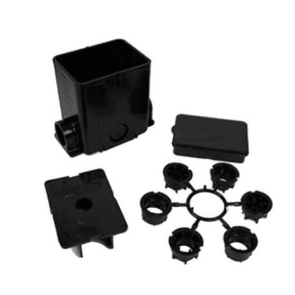 Wiremold 880MP Floor Box (Black, Plastic)