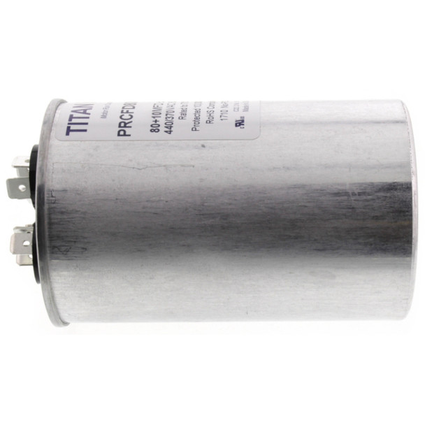 Titan Pro PRCFD8010A Capacitor (440/370v, Round, 80/10MFD)