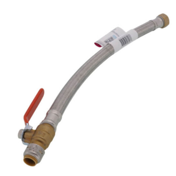 SharkBite UR3068FX18BV Water Heater Connector (Lead Free, 1/2 x 3/4in)