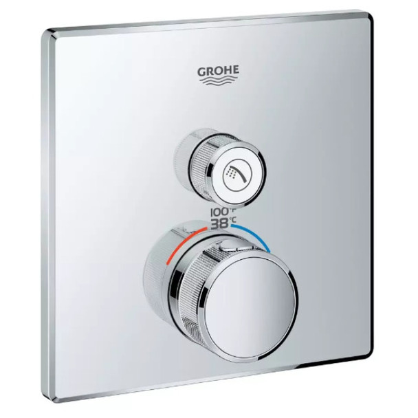 Grohe 29140000 Thermostatic Valve Trim (Metal, StarLight Chrome)