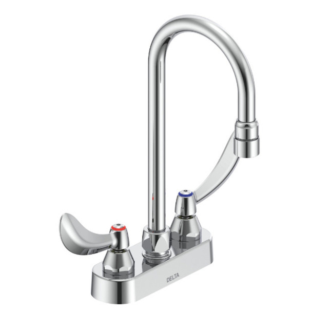 Delta Faucet 27C4844 Kitchen Faucet (Brass, Chrome, 1.5GPM)