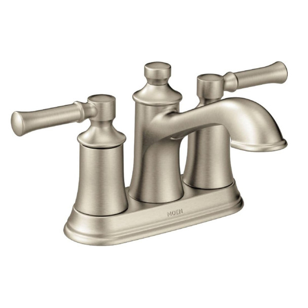 Moen 6802BN Bathroom Faucet (Metal, Brushed Nickel, 1.2GPM)