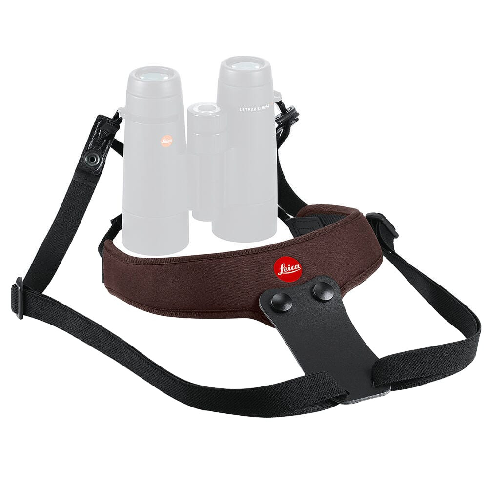 Leica Neoprene Bino Sport Strap - Chocolate Brown 42057