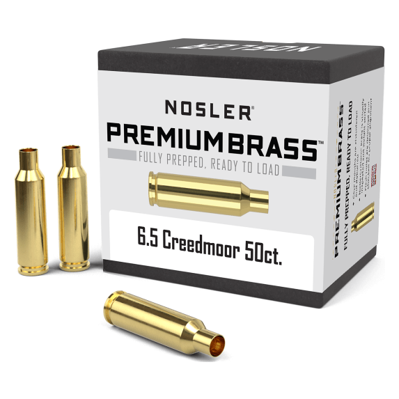 Nosler Premium Brass Box - 6.5mm Creedmoor (50ct) 44824