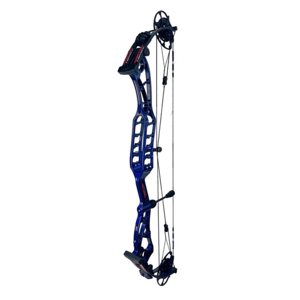 Darton High Peformance Target Bow 36537 Exodus Pro SD LH 60/70 lbs Candy Blue Black Limbs 36537