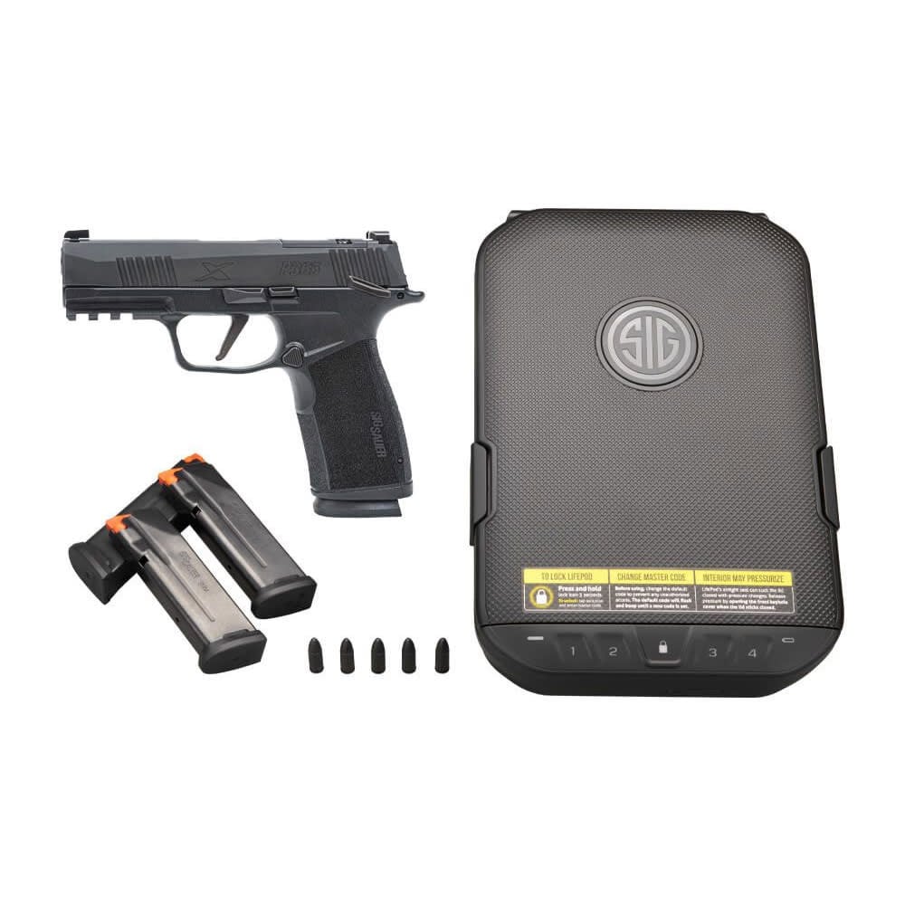 Sig Sauer P365-XMACRO 9mm Kit, (3) 17-Round Mags, Black 365XCA-9-MS-VKIT