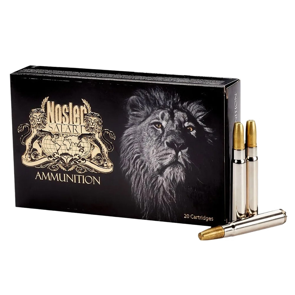 Nosler Safari Safari Ammo-9.3x62 Mauser 286g PT SP (20ct) Ammunition 40602
