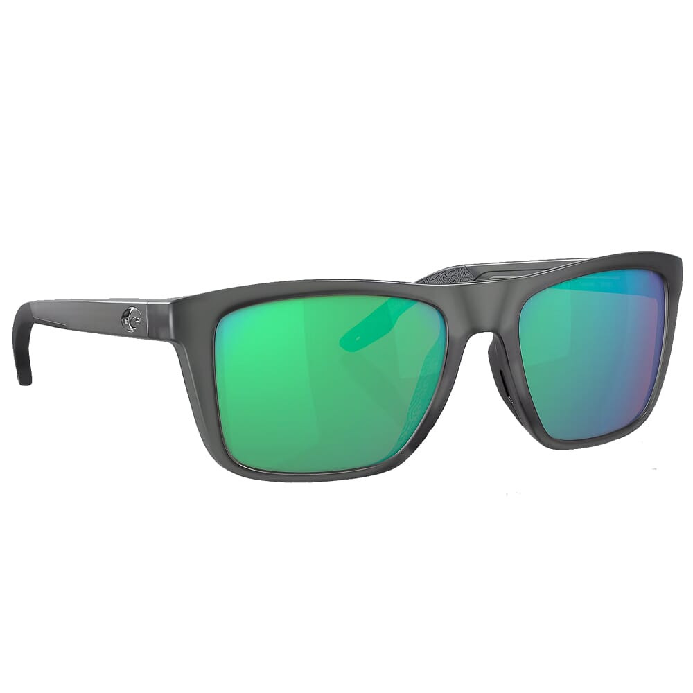 Costa Mainsail Black Frame Sunglasses w/Green Mirror 580P Lenses