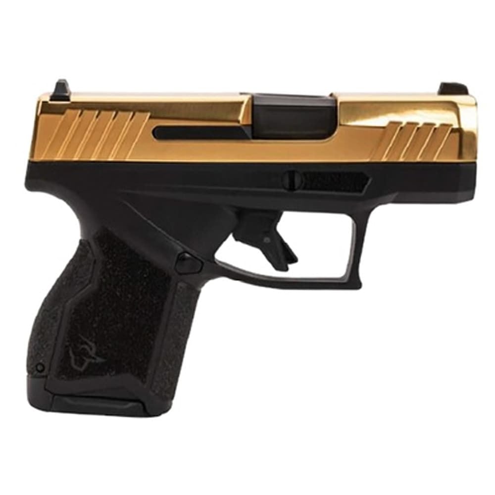 Taurus GX4 9mm BK/PVD Gold 3.0" Bbl Pistol w/(2) 10rd Mags 1-GX4M931-10G