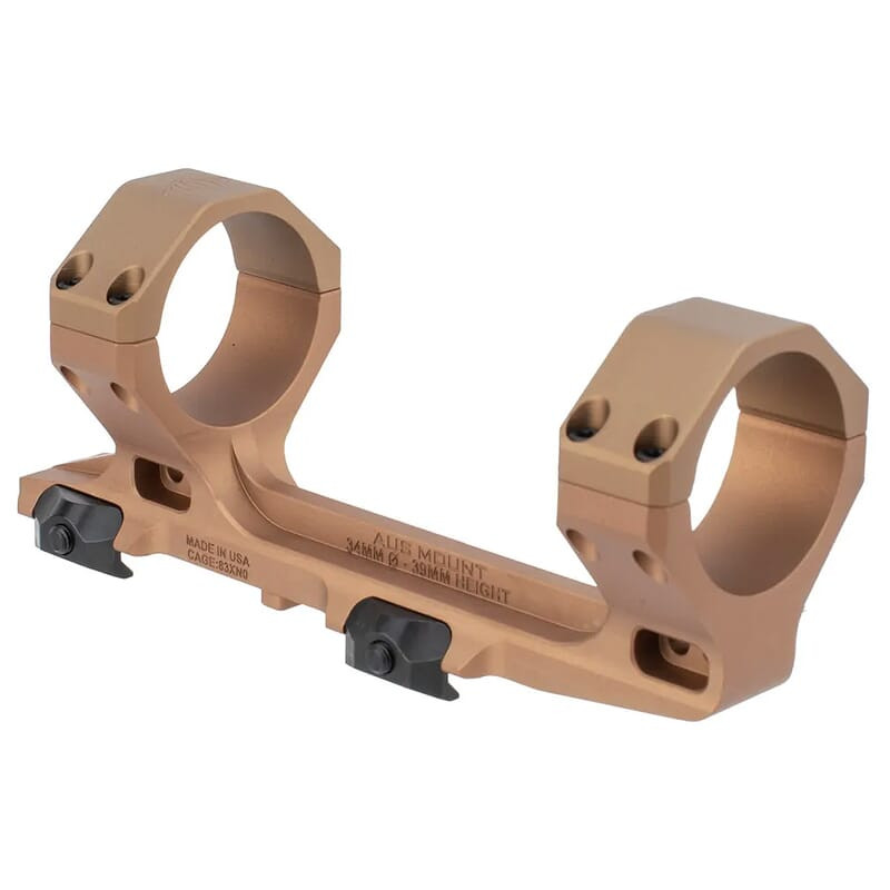 Reptilia AUS 34mm 1.54" FDE Anodized Scope Mount 100-155