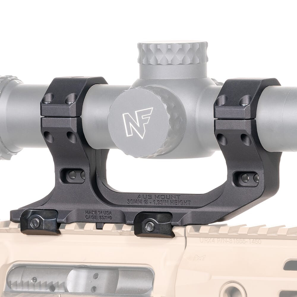 Reptilia AUS 30mm 1.93" Black Optic Mount 100-246