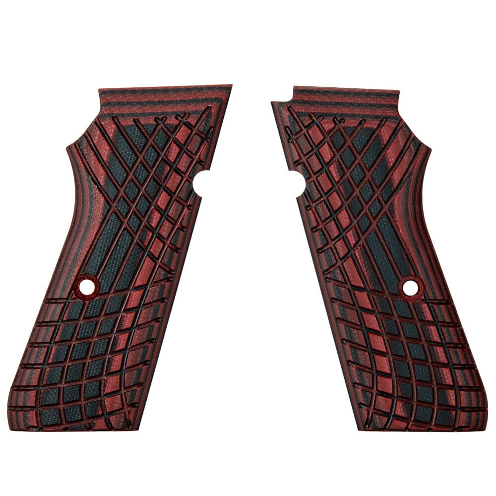 Kimber KDS9c Dark Red/Black Grips 4200333