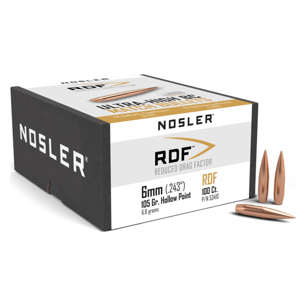 Nosler RDF RDF - 6mm 105g HPBT (100ct) Bullets 53410