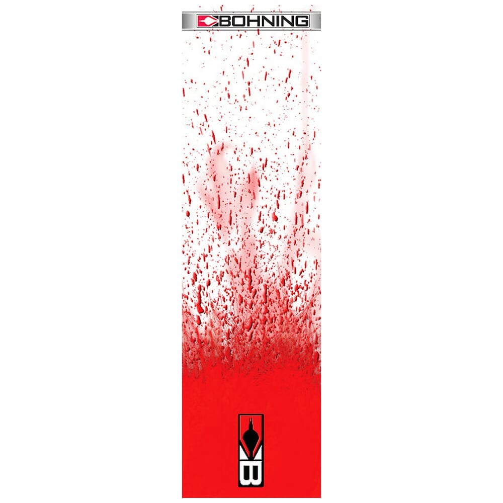 Bohning 4" Small White Blood Splatter Wrap 13pk 501002WSPT