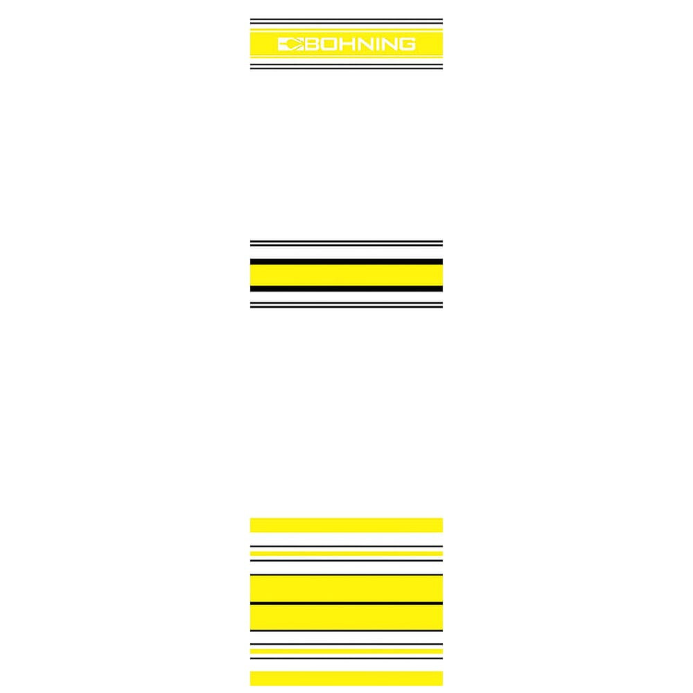 Bohning 4" X-Small Crested Yellow Wrap 13pk 501003CYE