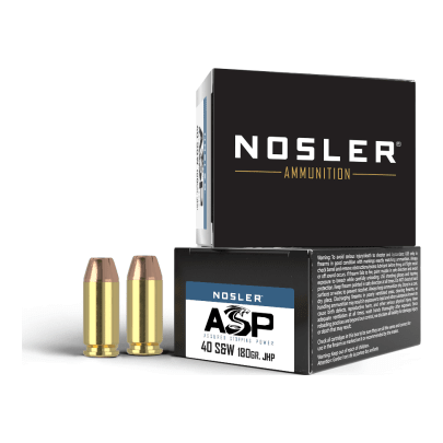 Nosler Assured Stopping Power (ASP) Handgun ASP - 40 S&W 180g HG JHP (20ct) Ammunition 51279