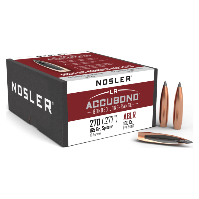 Nosler AccuBond Long Range ABLR - 270 165g SP (100ct) Bullets 54827