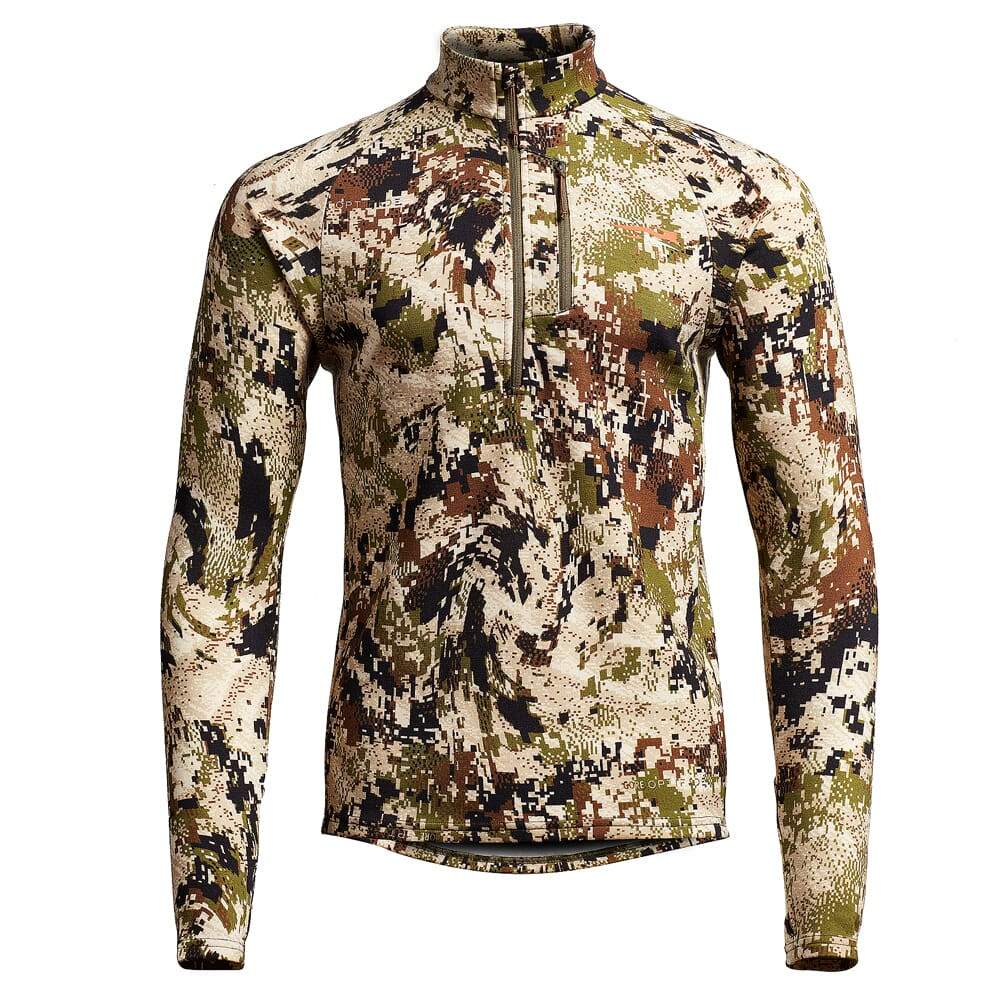 Sitka Gear Big Game Subalpine CORE Merino 330 Half-Zip Pullover Medium 600151-SA-M