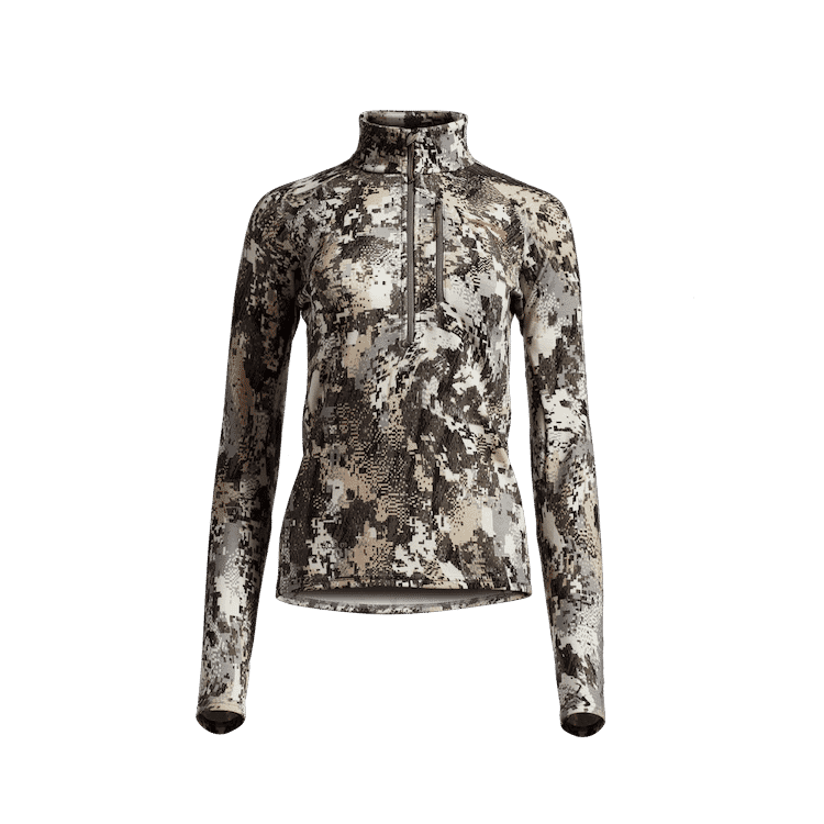 Sitka Gear Whitetail Elevated II Women's CORE Merino 330 Half-Zip Pullover Large 600167-EV-L