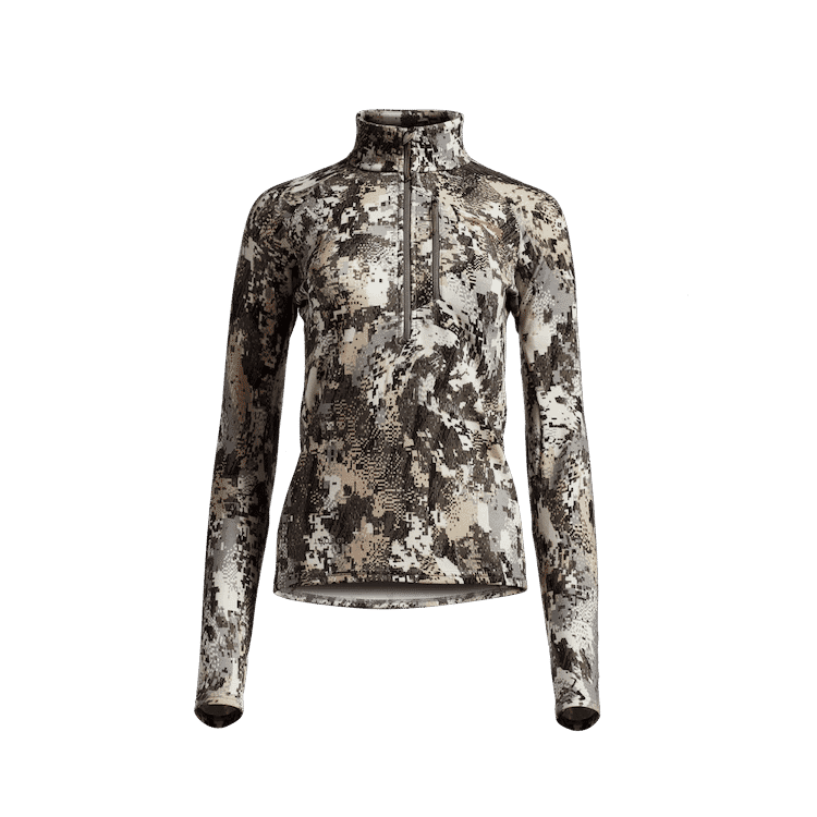 Sitka Gear Whitetail Elevated II Women's CORE Merino 330 Half-Zip Pullover Small 600167-EV-S
