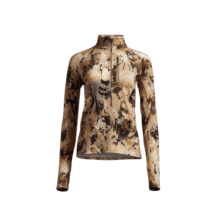 Sitka Gear Waterfowl Marsh Women's CORE Merino 330 Half-Zip Pullover Medium 600167-WL-M