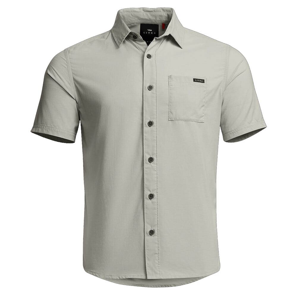 Sitka Gear Mojave SS Shirt Field Gray Grid X Large 600182-FIGG-XL