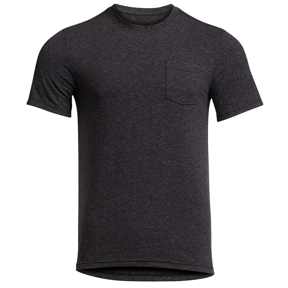 Sitka Gear Essential SS Crew Sitka Black HTR Large 600184-BH-L