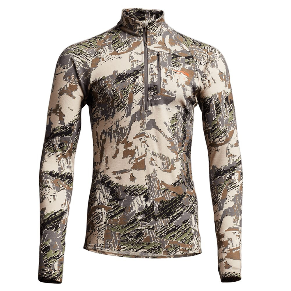 Sitka Gear Big Game Open Country CORE Merino 220 Half-Zip Pullover Medium 600207-OB-M
