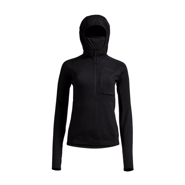 Sitka Gear Women's CORE Merino 330 Hoody Sitka Black Small 600209-BK-S