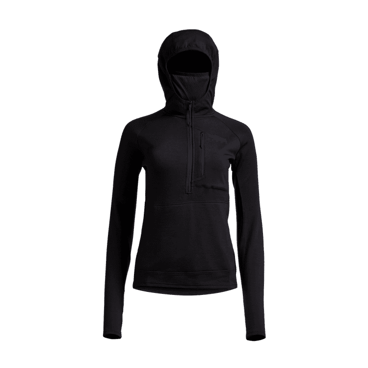 Sitka Gear Women's CORE Merino 330 Hoody Sitka Black Small 600209-BK-S