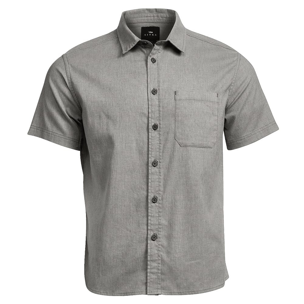 Sitka Gear Ambary SS Shirt Woodsmoke Heather Small 600219-WSH-S