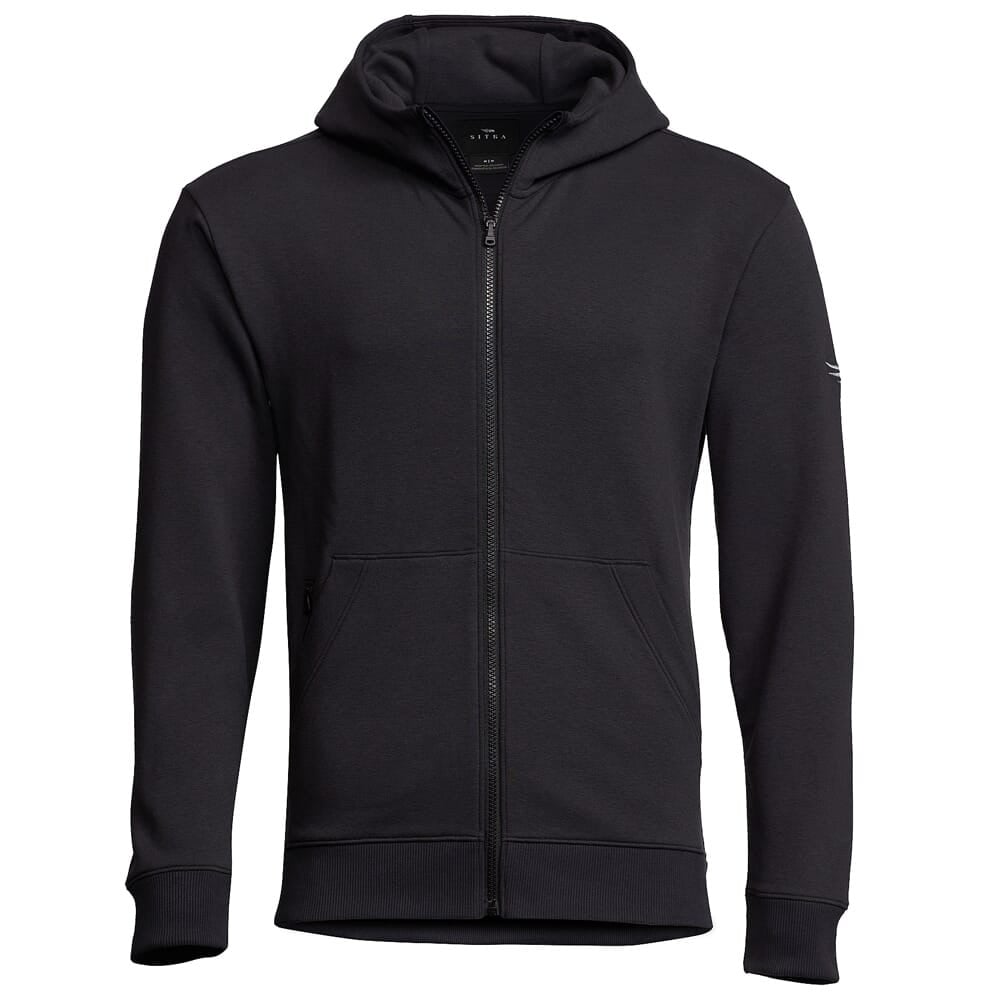 Sitka Gear Essential Full Zip Hoody Sitka Black XX Large 600220-BK-XXL