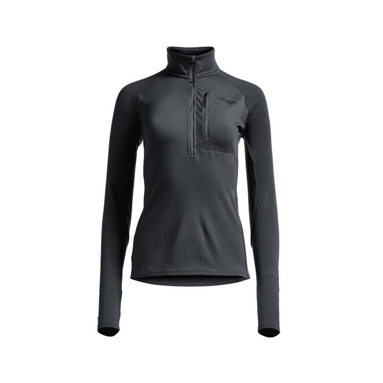 Sitka Gear Women's CORE Merino 220 Half-Zip Pullover Lead Large 600221-PB-L