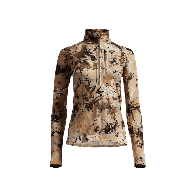 Sitka Gear Waterfowl Marsh Women's CORE Merino 220 Half-Zip Pullover Large 600221-WL-L