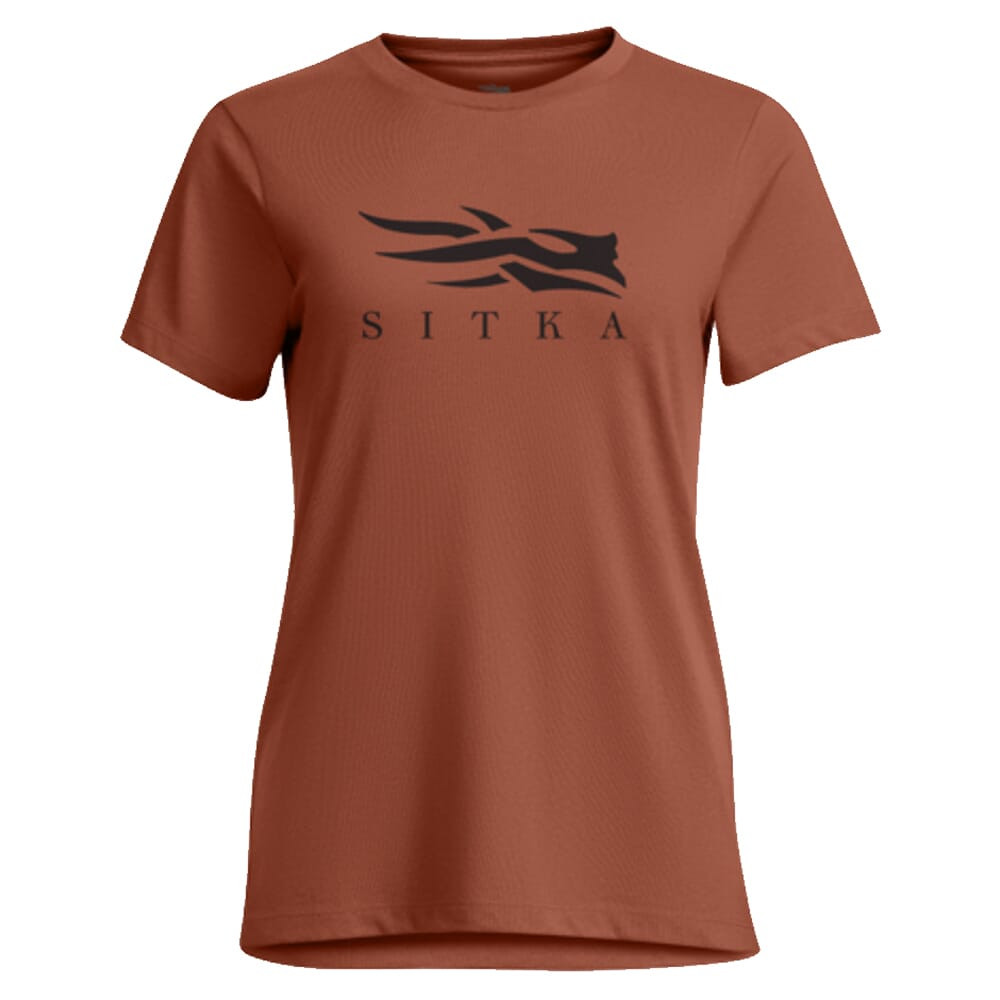 Sitka Gear Women's Icon Tee Red Sumac Medium 600249-RSU-M