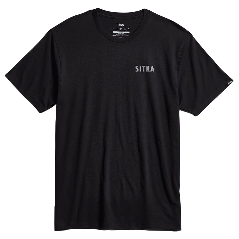 Sitka Gear Shiras Tee Sitka Black Large 600267-BK-L